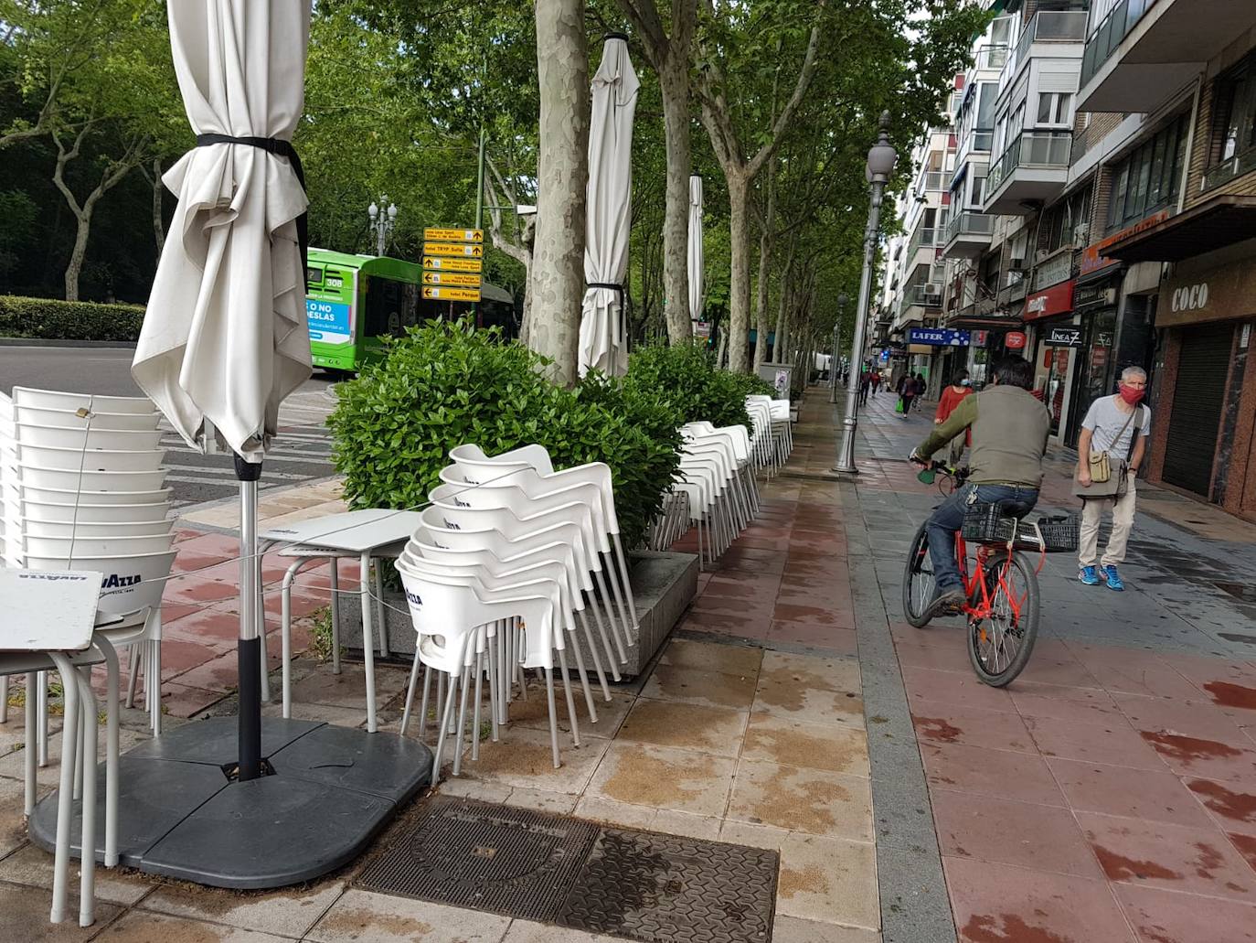 Coronavirus en Valladolid Fotos Los primeros desayunos en las